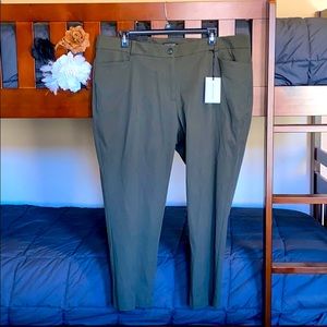 Size 22 Plus olive green pants